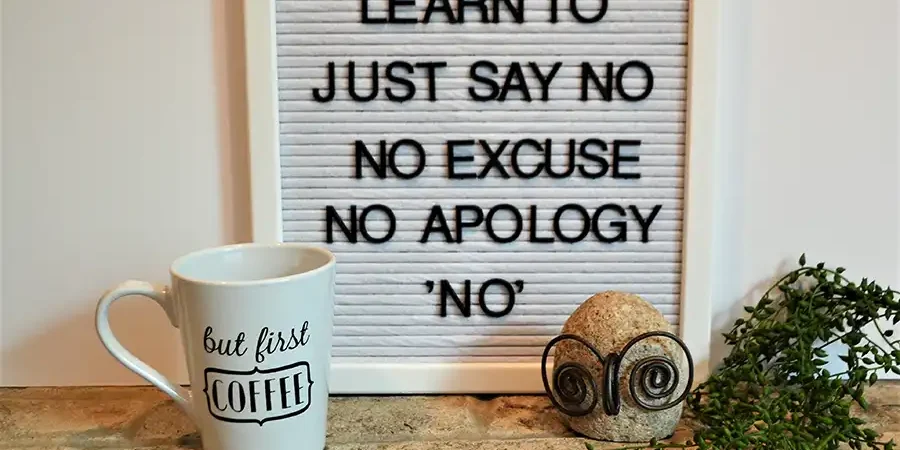 learn to say no
